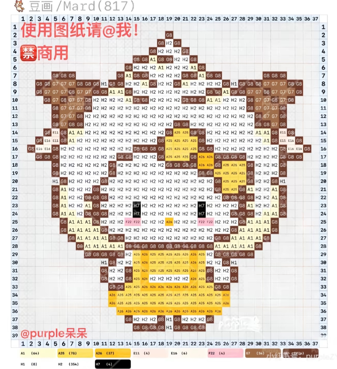 拼豆图纸 联名kitty