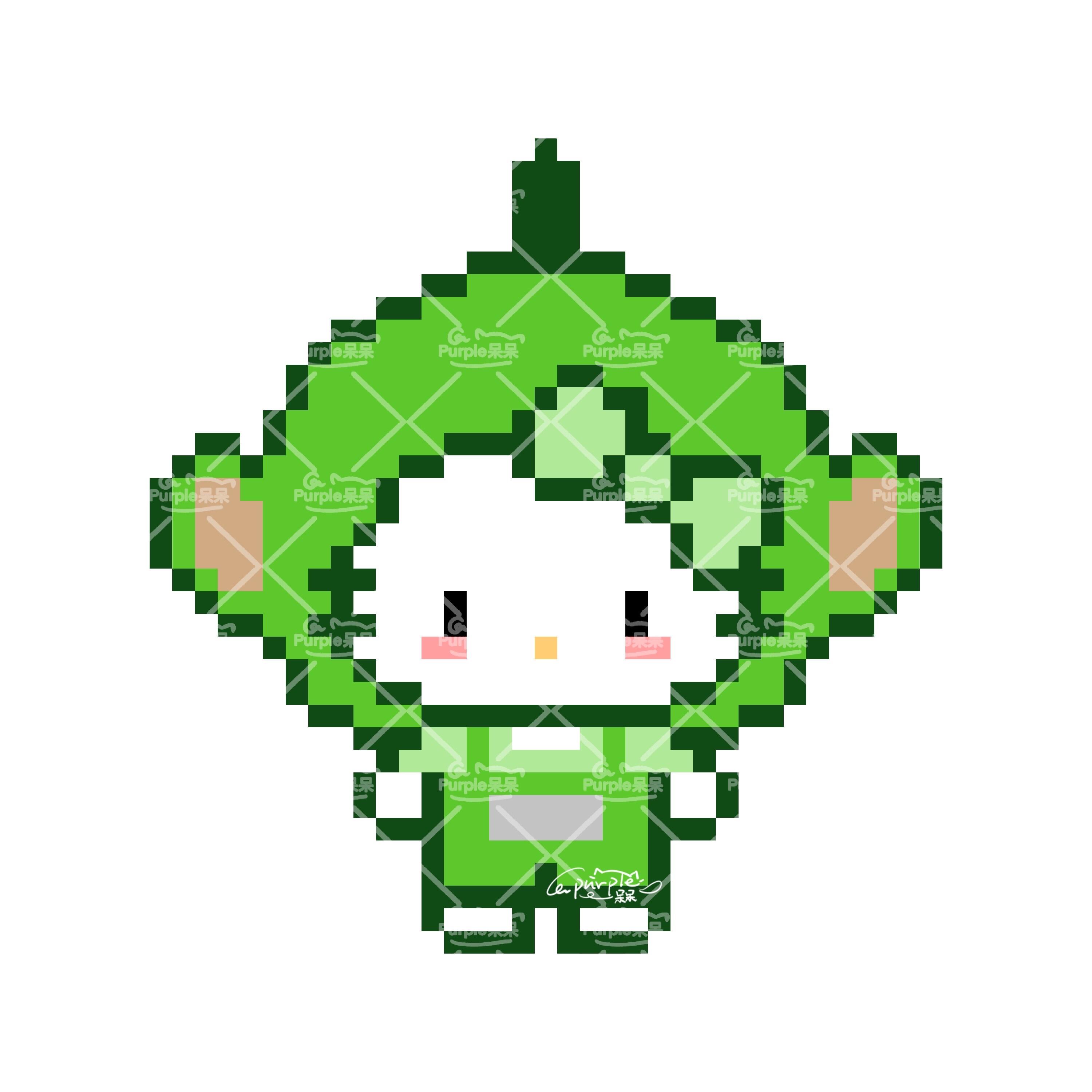 拼豆图纸 hello kitty天线宝宝