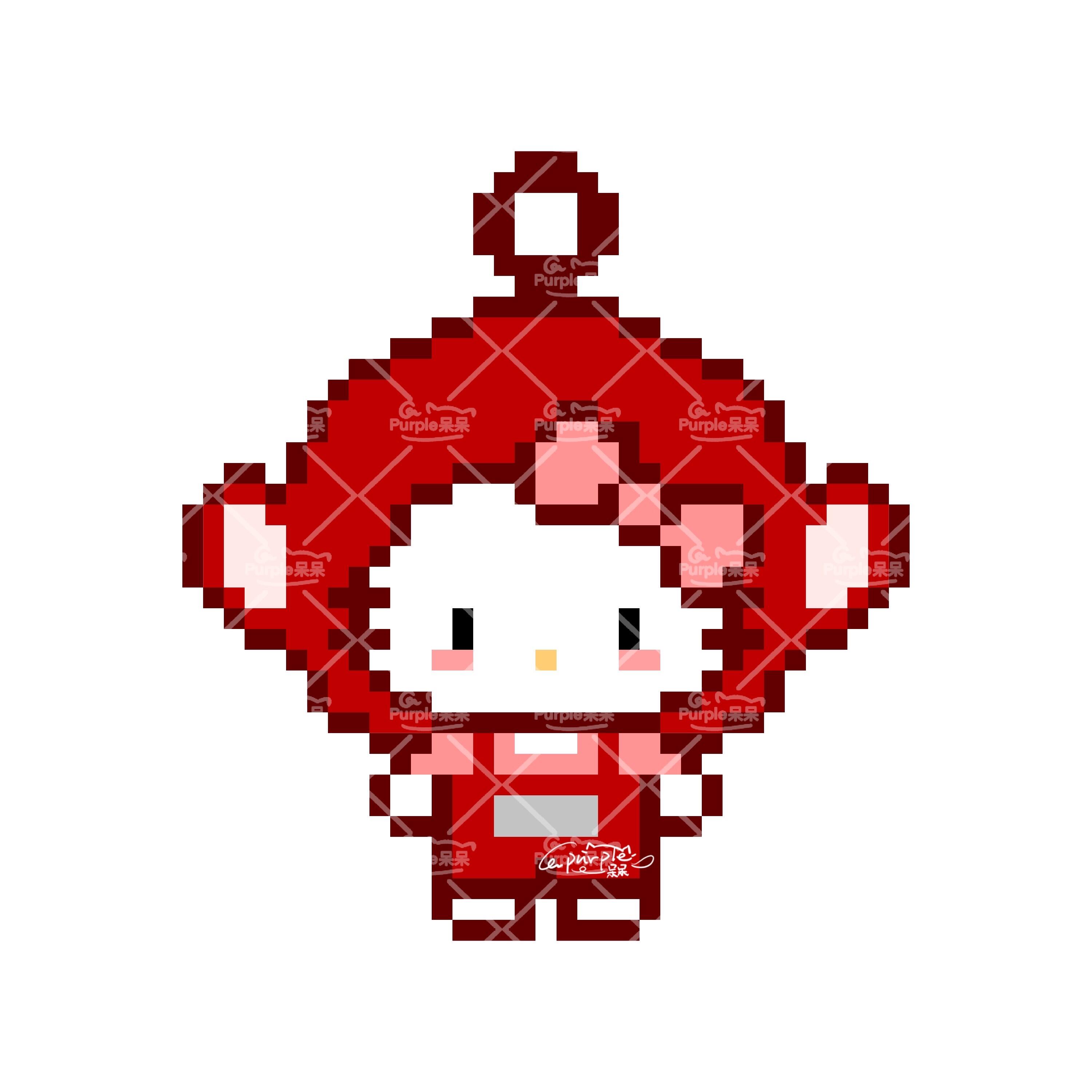 拼豆图纸 hello kitty天线宝宝