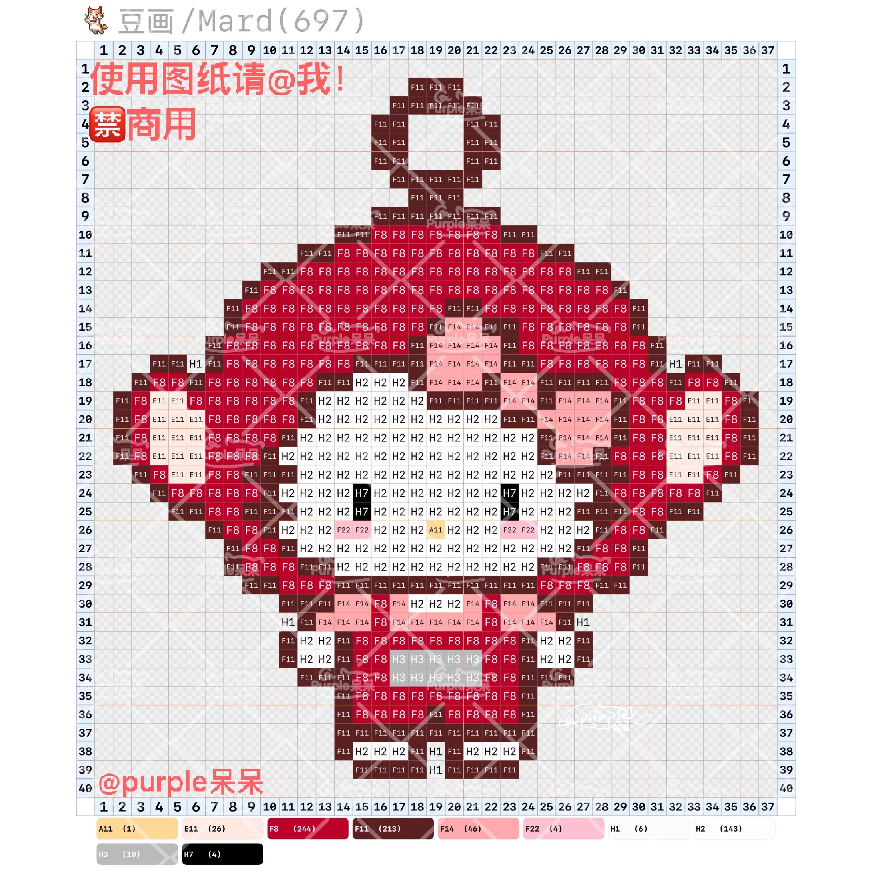 拼豆图纸 hello kitty天线宝宝
