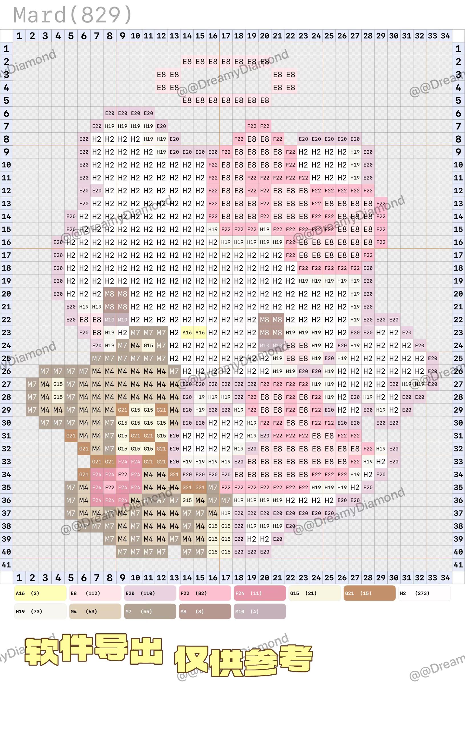 拼豆图纸 天使kitty