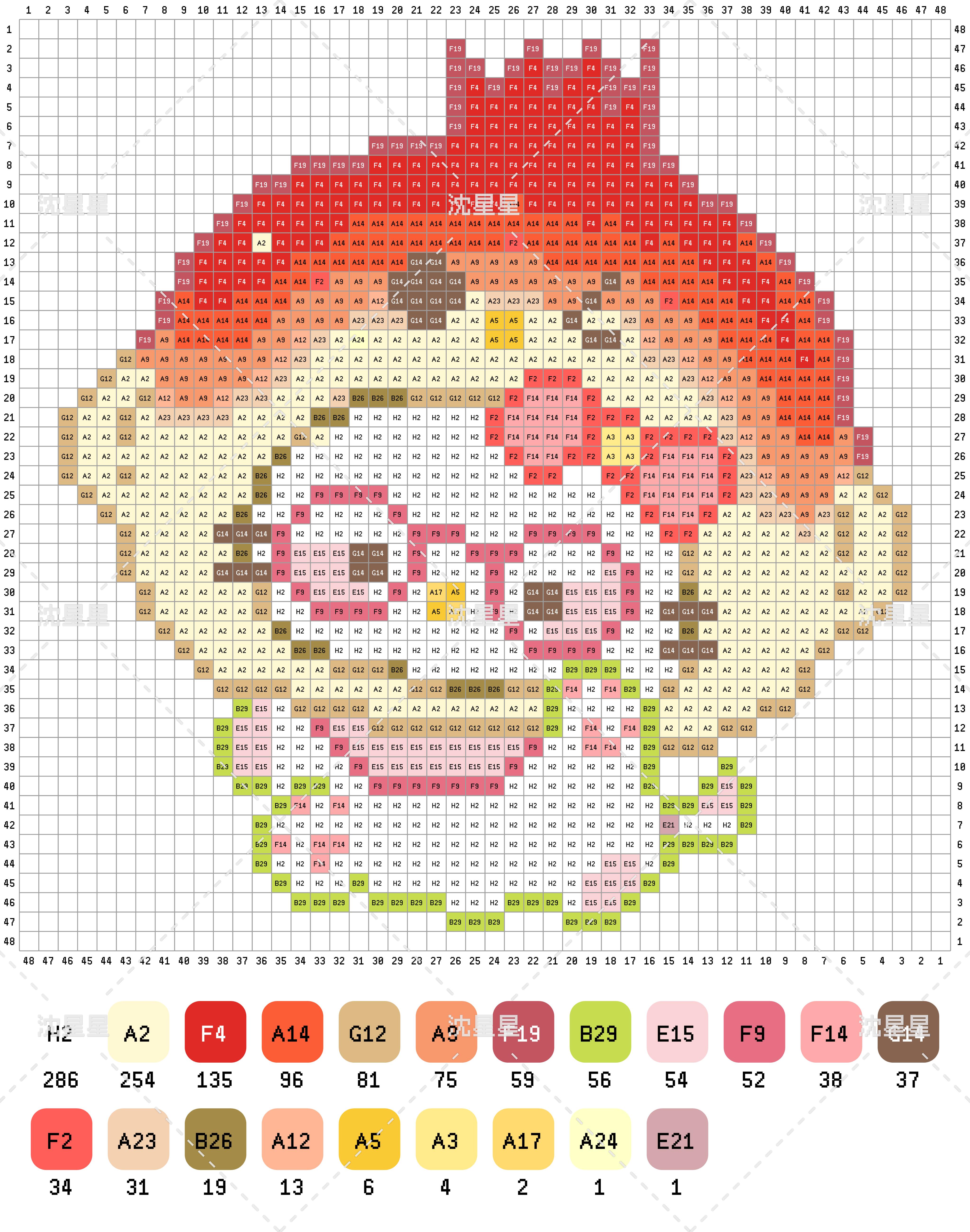 拼豆图纸 HelloKitty头套kitty_2