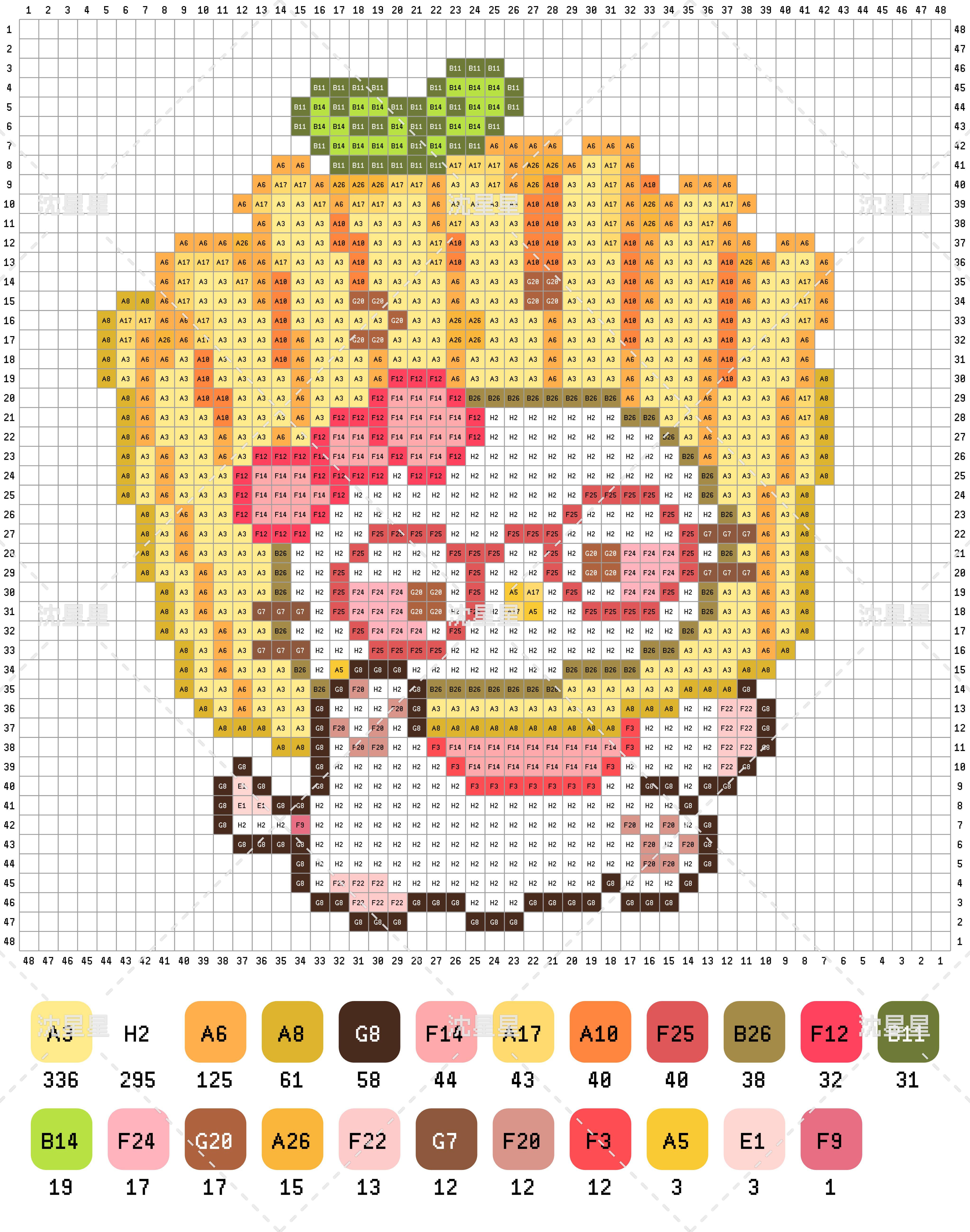 拼豆图纸 HelloKitty头套kitty_2