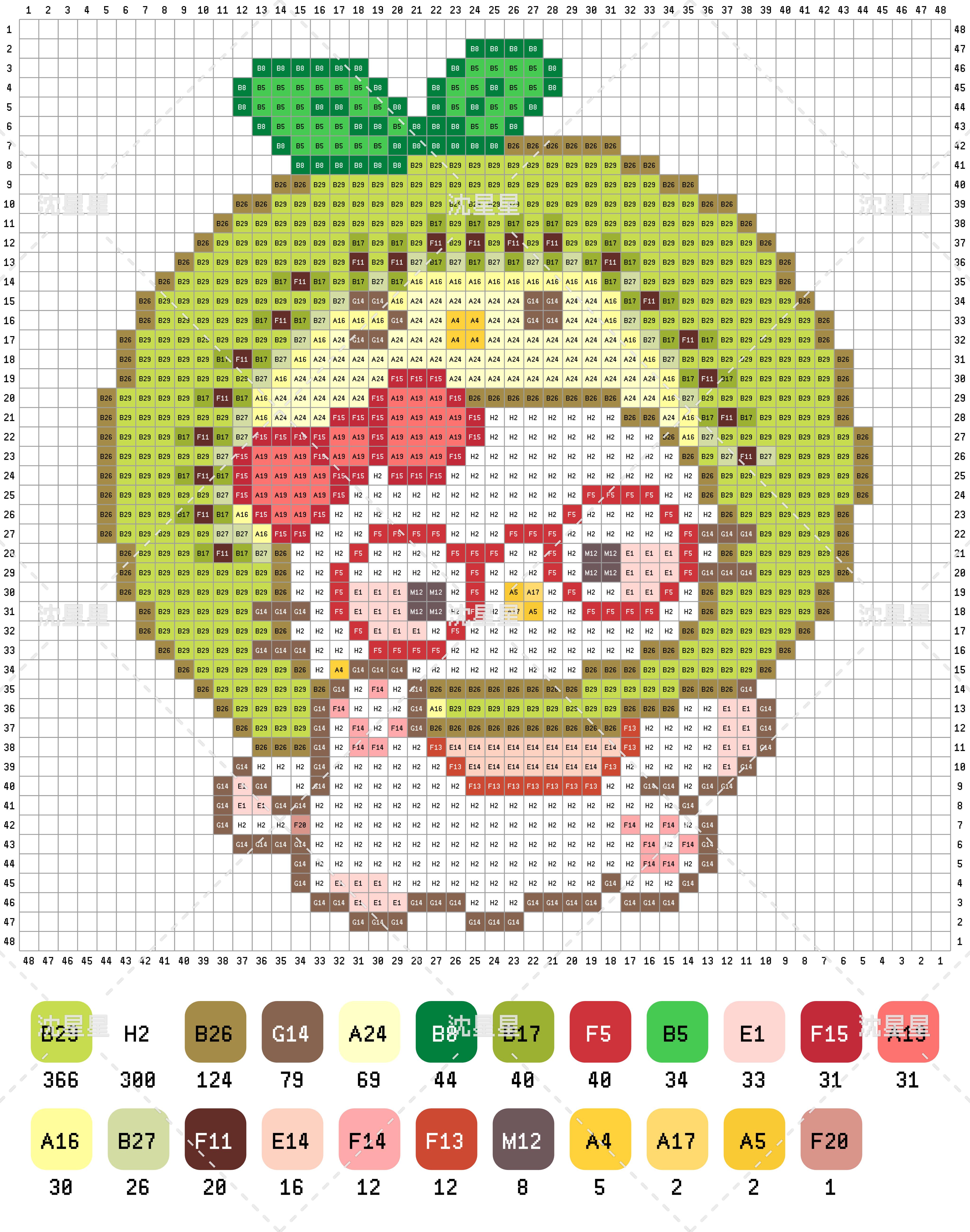 拼豆图纸 HelloKitty头套kitty_2